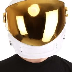 A Leading Role Cosmonaut Costume Helmet For Adults -Cheap Halloween Store cosmonaut adult space helmet alt 10