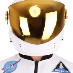 A Leading Role Cosmonaut Costume Helmet For Adults -Cheap Halloween Store cosmonaut adult space helmet alt 4
