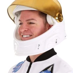 A Leading Role Cosmonaut Costume Helmet For Adults -Cheap Halloween Store cosmonaut adult space helmet alt 6