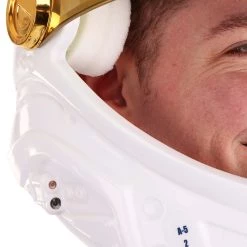 A Leading Role Cosmonaut Costume Helmet For Adults -Cheap Halloween Store cosmonaut adult space helmet alt 7