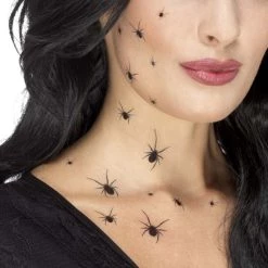 Smiffys Crawling Spider Transfers Make UP FX