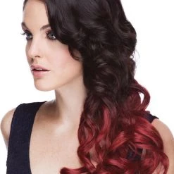 Westbay, Inc Crimson Sangria 22" Heat Stylable Clip In Hair Extension
