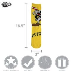 Elope Cuphead | Victory! Crew Socks -Cheap Halloween Store cuphead victory crew socks alt 3