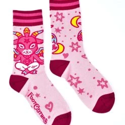 FootClothes Cute Baphomet Goat Socks For Adults