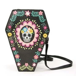 Comeco Day Of The Dead Coffin Purse