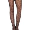 Leg Avenue Deco Black Lace Tights