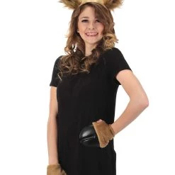 Elope Deer Costume Brown Front Hooves -Cheap Halloween Store deer costume front hooves alt 1