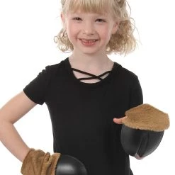 Elope Deer Costume Brown Front Hooves -Cheap Halloween Store deer costume front hooves alt 3