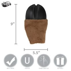 Elope Deer Costume Brown Front Hooves -Cheap Halloween Store deer costume front hooves alt 5