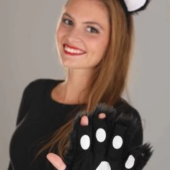 Fun Costumes Deluxe Black Cat Kit -Cheap Halloween Store deluxe black cat kit alt 2