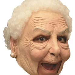 Ghoulish Productions Adults Deluxe Old Woman Mask