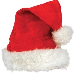 Beistle Deluxe Velvet Santa Hat