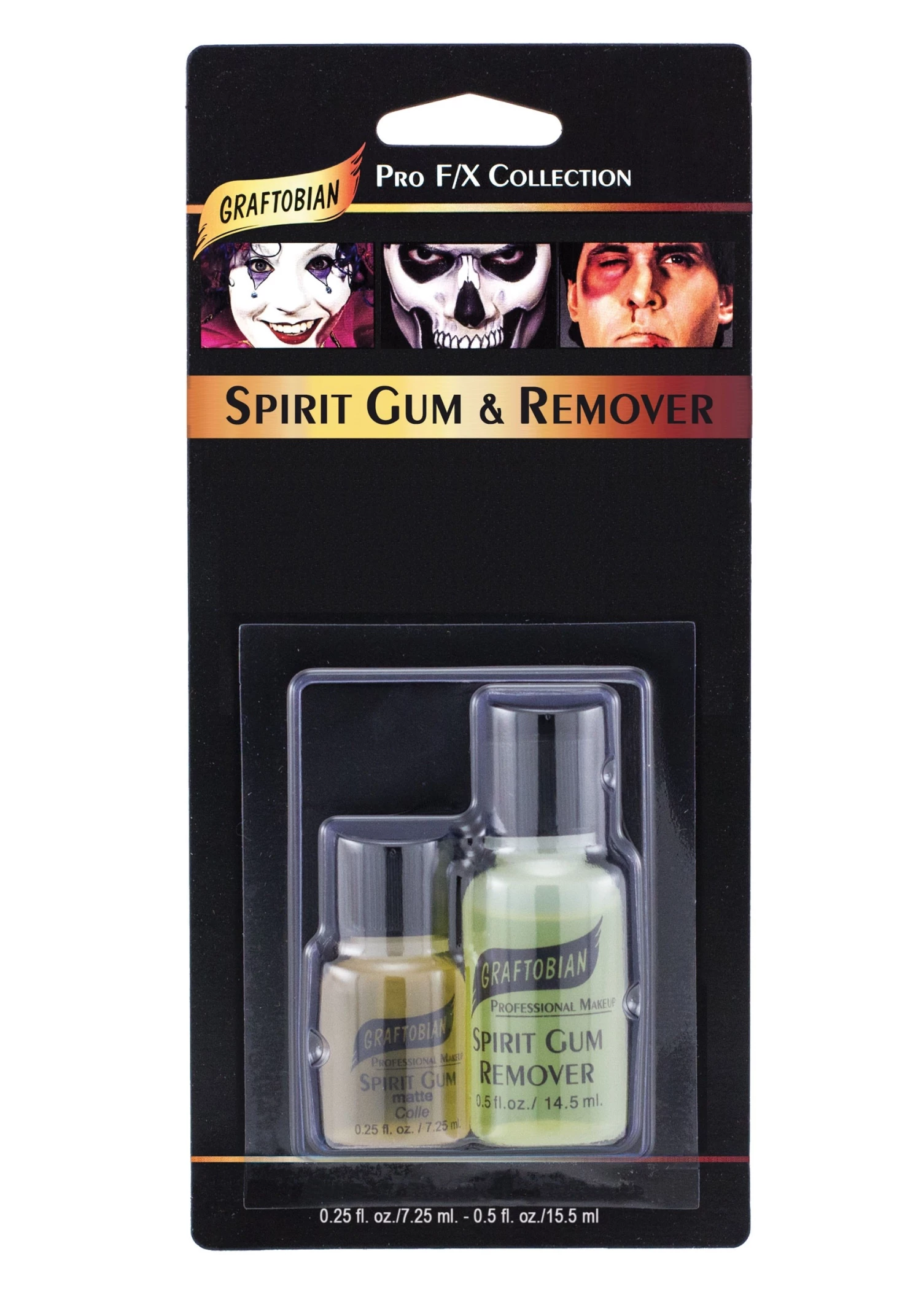 Graftobian Deluxe Spirit Gum & Remover 1 Graftobian Deluxe Spirit Gum & Remover