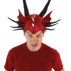 Elope Soft Horned Dragon Costume Hat Accessory