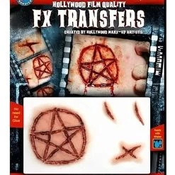 Tinsley Transfers Engraved Pentagram Special 3 FX Costume Makeup -Cheap Halloween Store engraved pentagram special 3 fx makeup alt 2