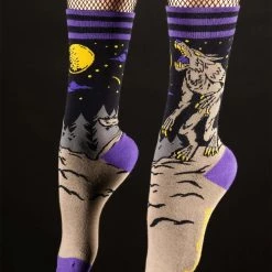 FootClothes Evil Werewolf Socks -Cheap Halloween Store evil af werewolf socks alt 2