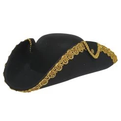 Jacobson Hats Tricorne Felt Pirate Hat