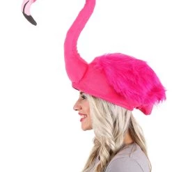 Elope Flamingo Costume Hat -Cheap Halloween Store flamingo hat alt 2