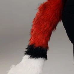 Yao Hats Fox Tail, Hood & Hands Kit -Cheap Halloween Store fox hood hands tail kit alt 2