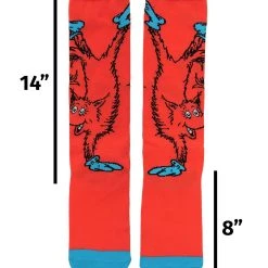 Elope Fox In Socks Knee-High Costume Socks -Cheap Halloween Store fox in socks knee high costume socks alt 2