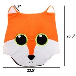 Elope Fox Plush MASKot Head -Cheap Halloween Store fox maskot head alt 4