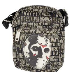 Buckle-Down Friday The 13th Hockey Mask Crossbody Bag -Cheap Halloween Store friday the 13th crossbody bag alt 7
