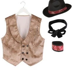 Yao Hats Gambler Costume Kit For Men -Cheap Halloween Store gambler costume kit alt 4