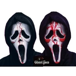 Fun World Adult Ghost Face Bleeding Mask -Cheap Halloween Store ghost face bleeding adult mask alt 2