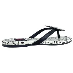 Strange Cvlt Ghost Icon Slip On Sandals -Cheap Halloween Store ghost icon sandals alt 2