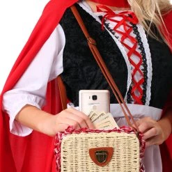 Bluenet Gingham Basket Purse