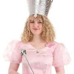 Elope Glinda Costume Crown & Wand -Cheap Halloween Store glinda witch crown alt 4