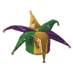 Beistle Glitz 'N Gleam Jester Hat For Adults