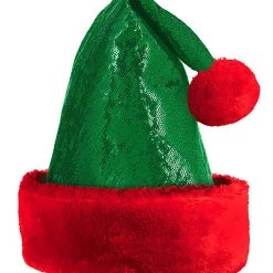 Amscan Adult Glitzy Sequined Elf Hat