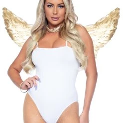 Leg Avenue Feather Wings With Gold Color