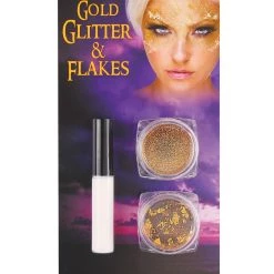 Fun World Gold Glitter And Flakes