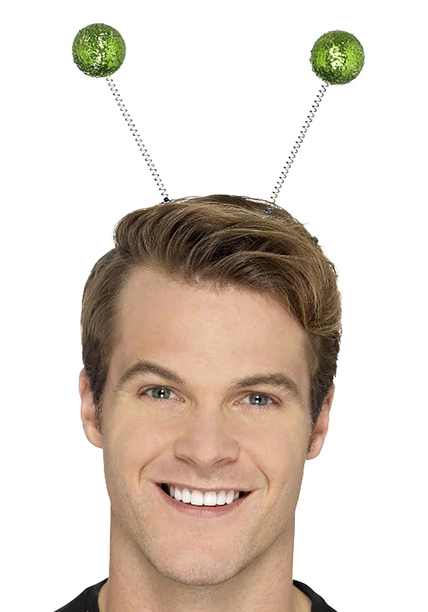 Smiffys Green Glitter Ball Alien Boppers 2 Smiffys Green Glitter Ball Alien Boppers - Image 2