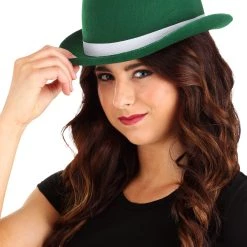 Boloparty Adult Green Derby Hat -Cheap Halloween Store green derby hat 2