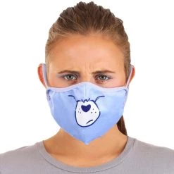 Elope Care Bears | Grumpy Bear Face Mask Pack 7 Elope Care Bears | Grumpy Bear Face Mask Pack -Cheap Halloween Store grumpy bear face mask pack alt 2