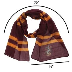 Elope Hogwarts Gryffindor Lightweight Scarf -Cheap Halloween Store gryffindor lightweight scarf alt 2