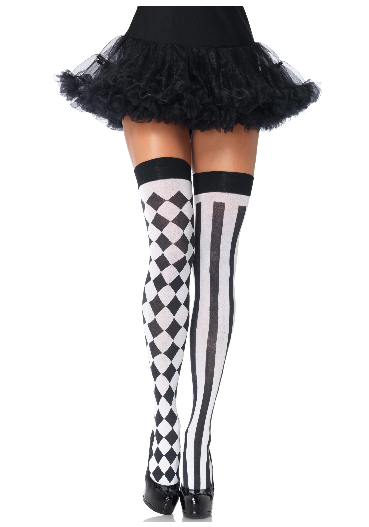 Leg Avenue Harlequin Thigh High Stockings 1 Leg Avenue Harlequin Thigh High Stockings
