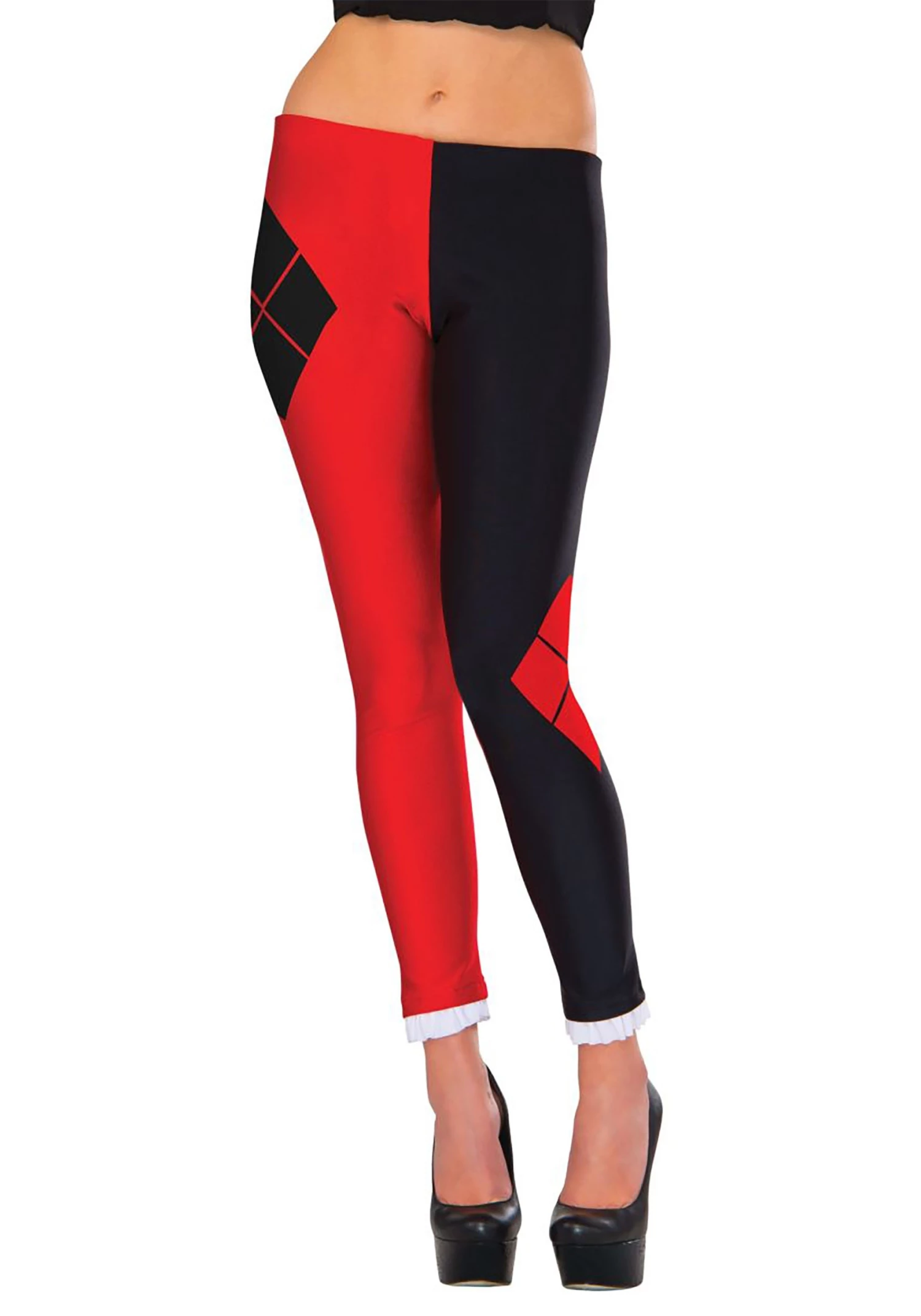 Rubies Costume Co. Inc Harley Quinn Women's Leggings 1 Rubies Costume Co. Inc Harley Quinn Women's Leggings