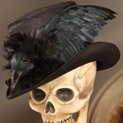 Bethany Lowe Designs Haunted Raven Top Hat For Adults