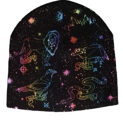Elope Hogwarts House Emblem Constellations-Knit Hat -Cheap Halloween Store hogwarts house emblem constellation knit hat alt 4