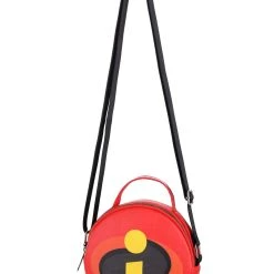 Buckle-Down Disney Incredibles Logo Round Crossbody Bag