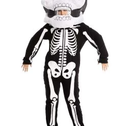 Joyin Adult Inflatable Skull Bobblehead Costume Mask -Cheap Halloween Store inflatable skull bobblehead alt 3