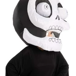 Joyin Adult Inflatable Skull Bobblehead Costume Mask -Cheap Halloween Store inflatable skull bobblehead alt 4