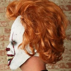 Rubies Costume Co. Inc IT Movie Pennywise Deluxe Adult Mask -Cheap Halloween Store it movie pennywise deluxe adult mask 3
