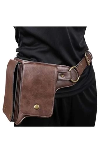 H.M. Smallwares Leatherlike Pouch And Belt 1 H.M. Smallwares Leatherlike Pouch And Belt