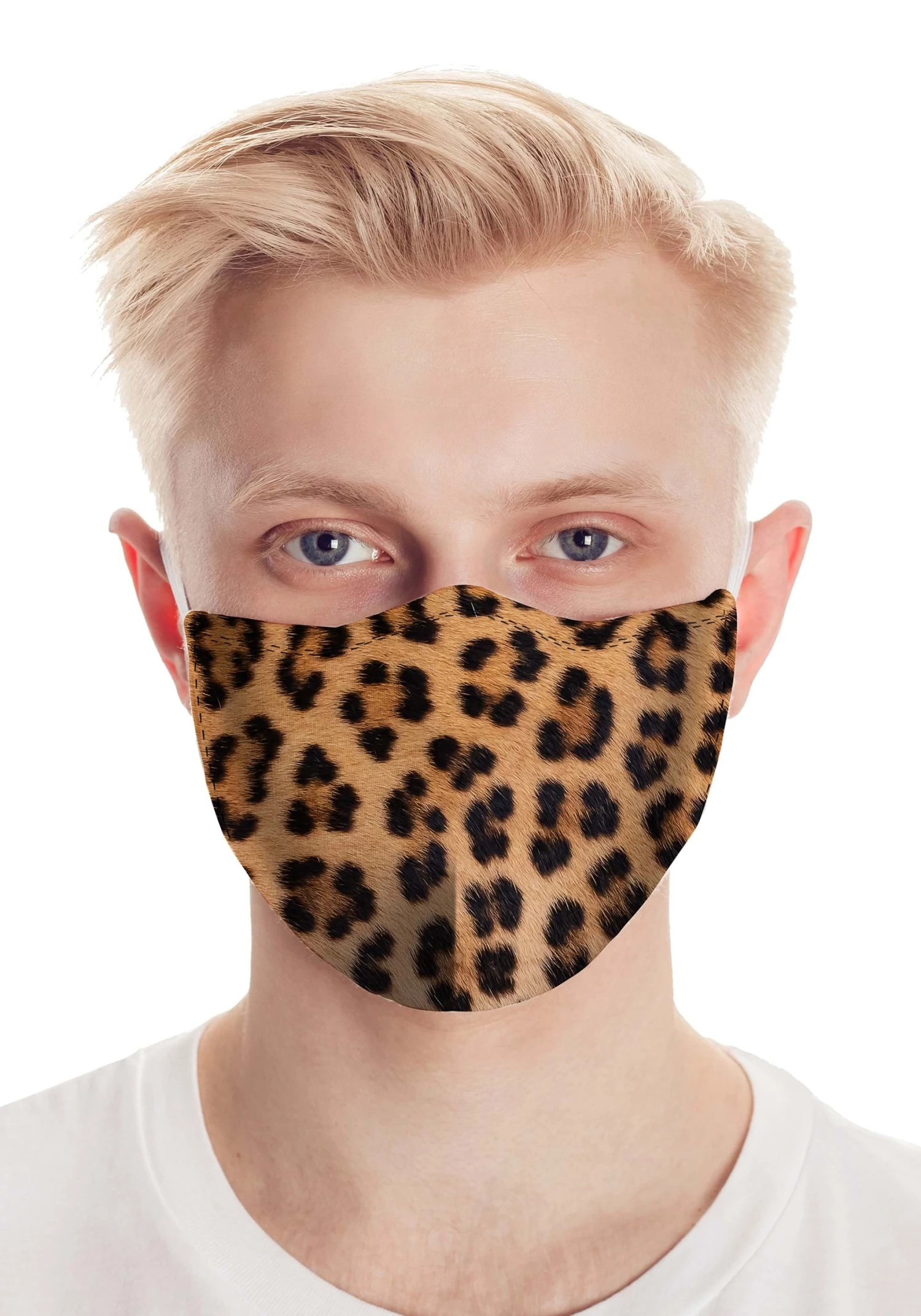Creative Apparel Leopard Spot Safety Face Mask 1 Creative Apparel Leopard Spot Safety Face Mask