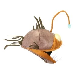 Elope Light-Up Angler Fish Jawesome Costume Hat For Adults -Cheap Halloween Store light up angler fish jawesome hat alt 3